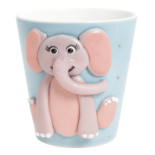Mesista Gift Store – Customizable Ceramic Mug Elephant Design