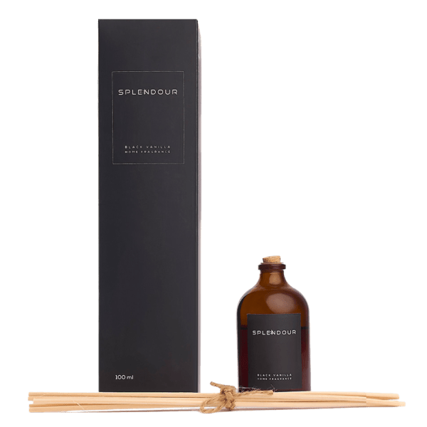 Splendour Black Vanilla Reed Diffusers - 100 ml