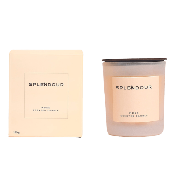 Splendour Musk Scented Candles - 150 gm