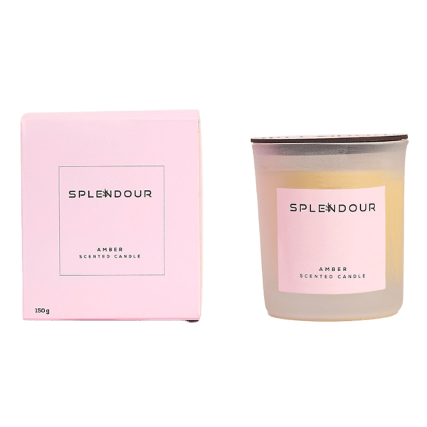 Splendour Amber Scented Candles - 150 gm