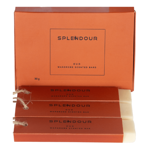 Splendour Oud Wardrobe Scented Bar - 3 Bars - Each bar is 30 gm