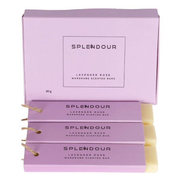 Splendour Lavender Wardrobe Scented Bar - 3 Bars - Each bar is 30 gm