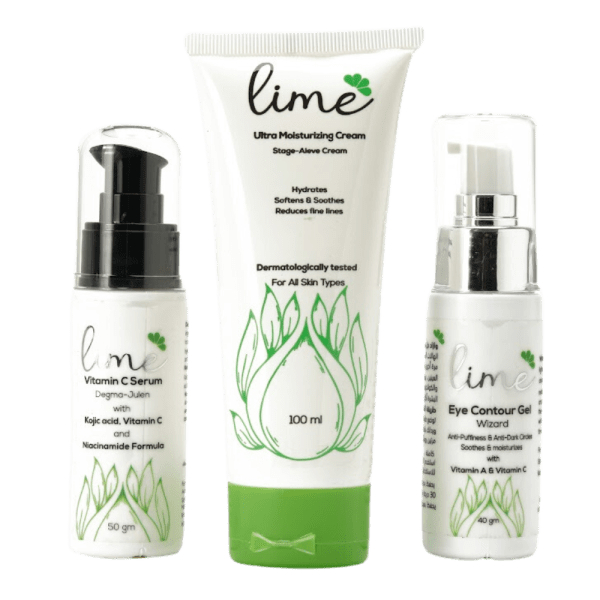 Lime Face Moisturizing Extra Size Kit - 190 ml