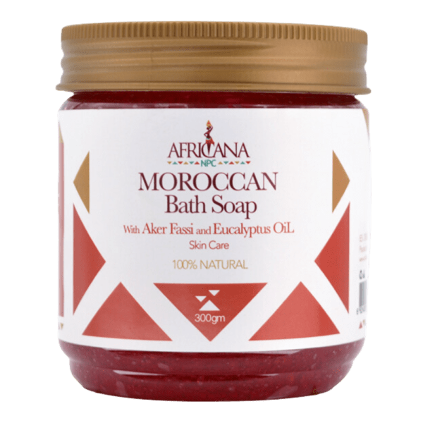 Africana Moroccan Soap with Aker Fassi & Eucalyptus - 300 g