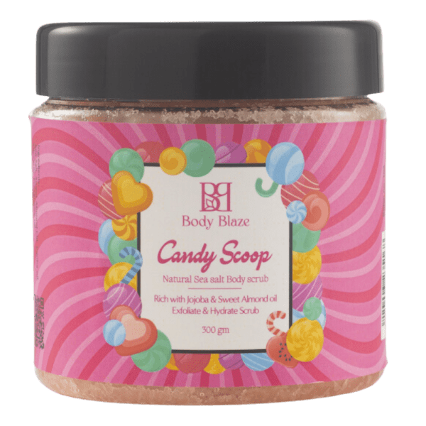 Body Blaze Candy Scoop Salt Body Scrub - 300 gm