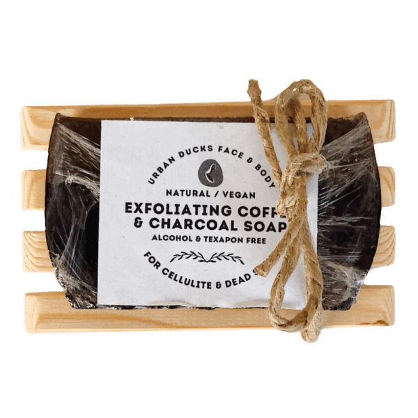 Urban Ducks Exfoliating Coffee & Charcoal soap