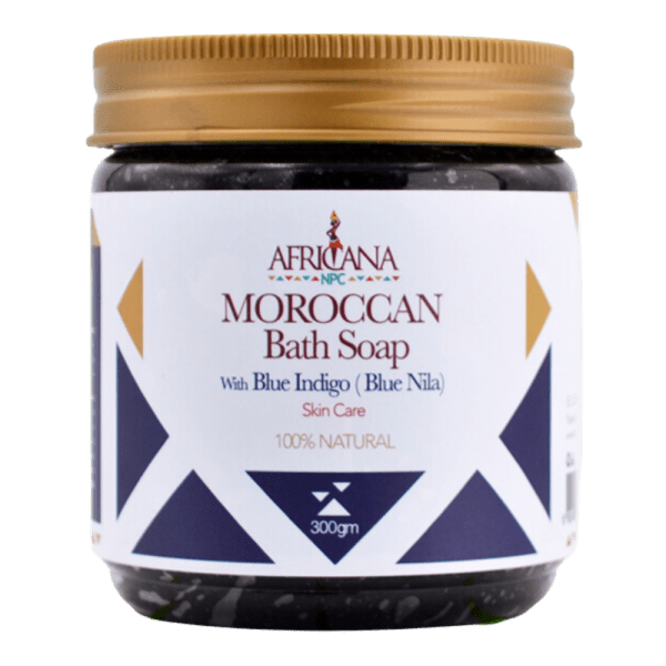 Africana Moroccan Bath Soap Blue Indigo - 300 g