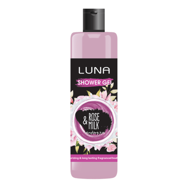 Luna Shower Gel Rose & Milk - 500 ml