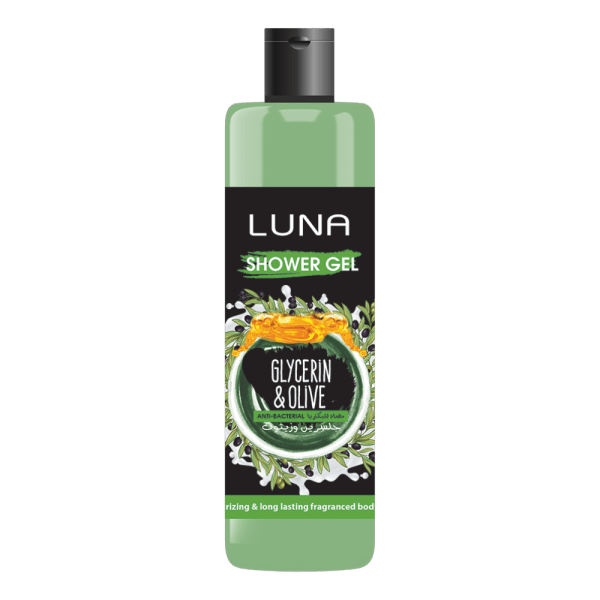 Luna Shower Gel Glycerin & Olive Antibacterial - 500 ml