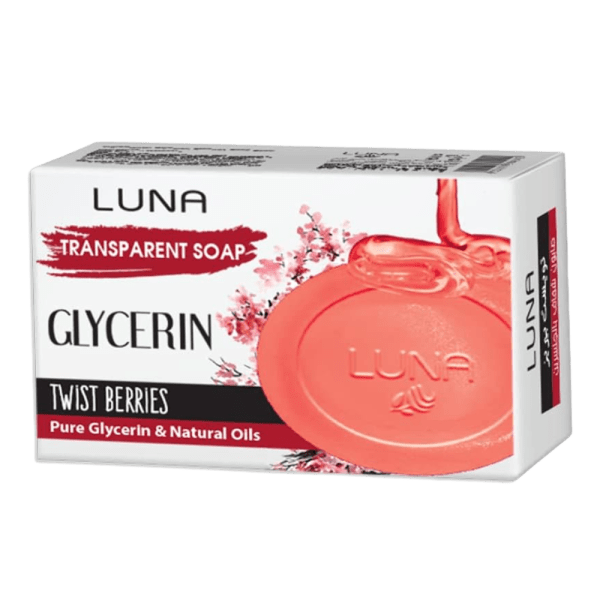 Luna Glycerin Soap Twist Berries - 100 gm
