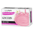 Luna Glycerin Soap Rose & Milk - 100 gm