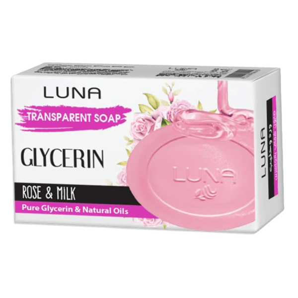 Luna Glycerin Soap Rose & Milk - 100 gm