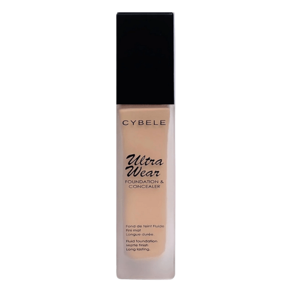 CYBELE Ultra Wear Foundation and Concealer 04 Soft Beige - 30 ml