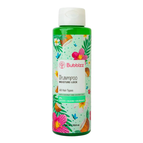 Bubblzz Moisture Lock Shampoo for all Hair Types - 500 ml