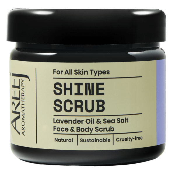 Areej Scrub Lavender Shine - 250 gm