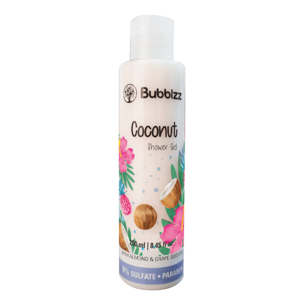 Bubblzz Mini Coconut Shower Gel - 250 ml