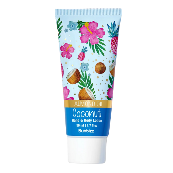 Bubblzz Coconut Ultra Rich Travel Size Hand & Body Lotion - 50 ml