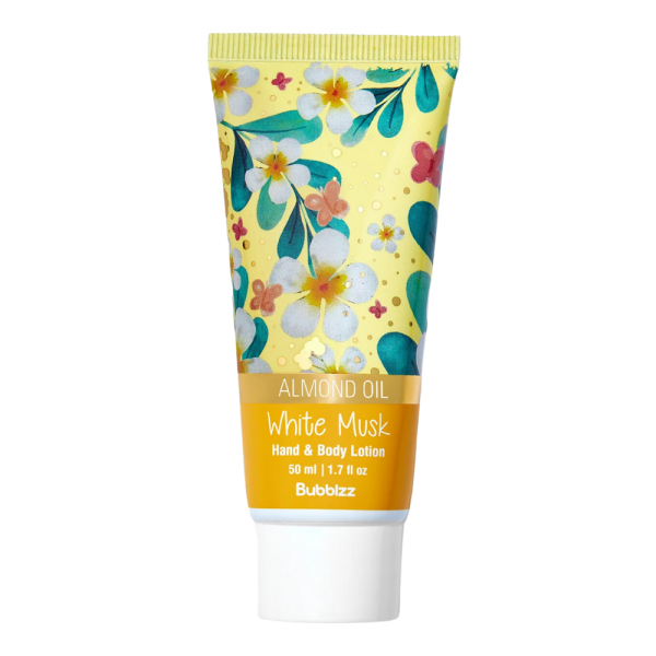 Bubblzz White Musk Ultra Rich Travel Size Hand & Body Lotion - 50 ml