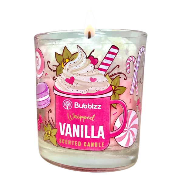 Bubblzz Whipped Vanilla Candle  - 150 gm