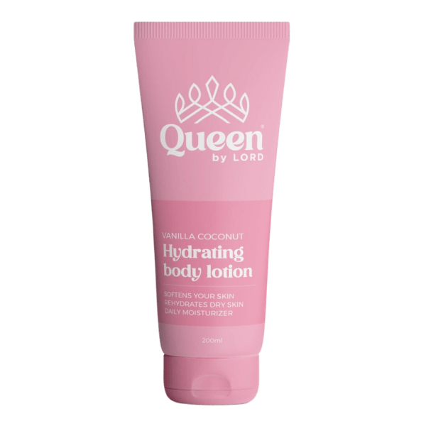 Queen By Lord Hydrating Body Lotion With Vanilla Coconut Scent - 200 ml
