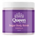 Queen By Lord Body Sugar Scrub With Vanilla Sugar Scent - 300 gm