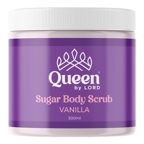 Queen By Lord Body Sugar Scrub With Vanilla Sugar Scent - 300 gm